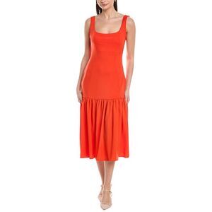 To My Lovers Womens Midi Dress, Red